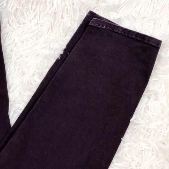 Paige Peg Skinny Dark Purple Jeans - Picture 3 of 8